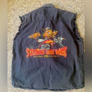 STURGIS BIKE WEEK 2006 T-SHIRT Motorcycle Biker Hog Cutoff ADULT SIZE XL